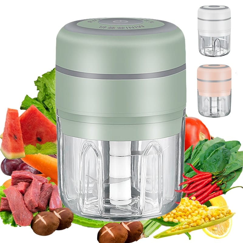 「本日終了」【【売上No.1獲得商品】ChopBox™電動フードプロセッサー – 簡単＆スピーディーにカット