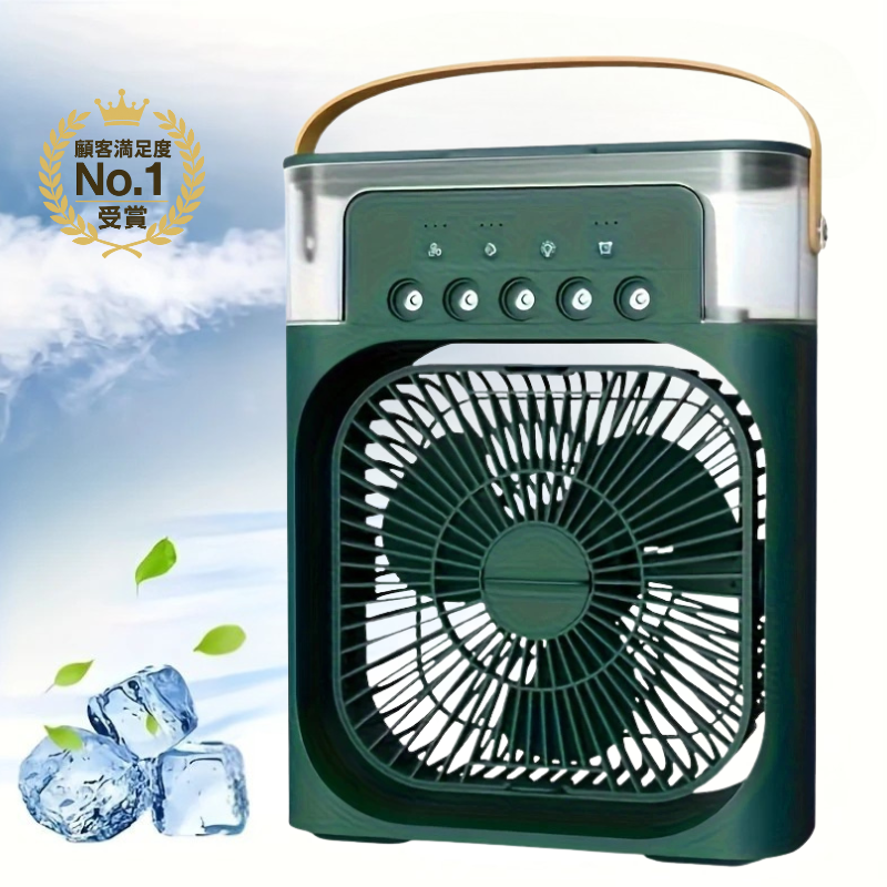 CoolMist™ 3WAY冷却デバイス：ファン・加湿器・ミニクーラー搭載